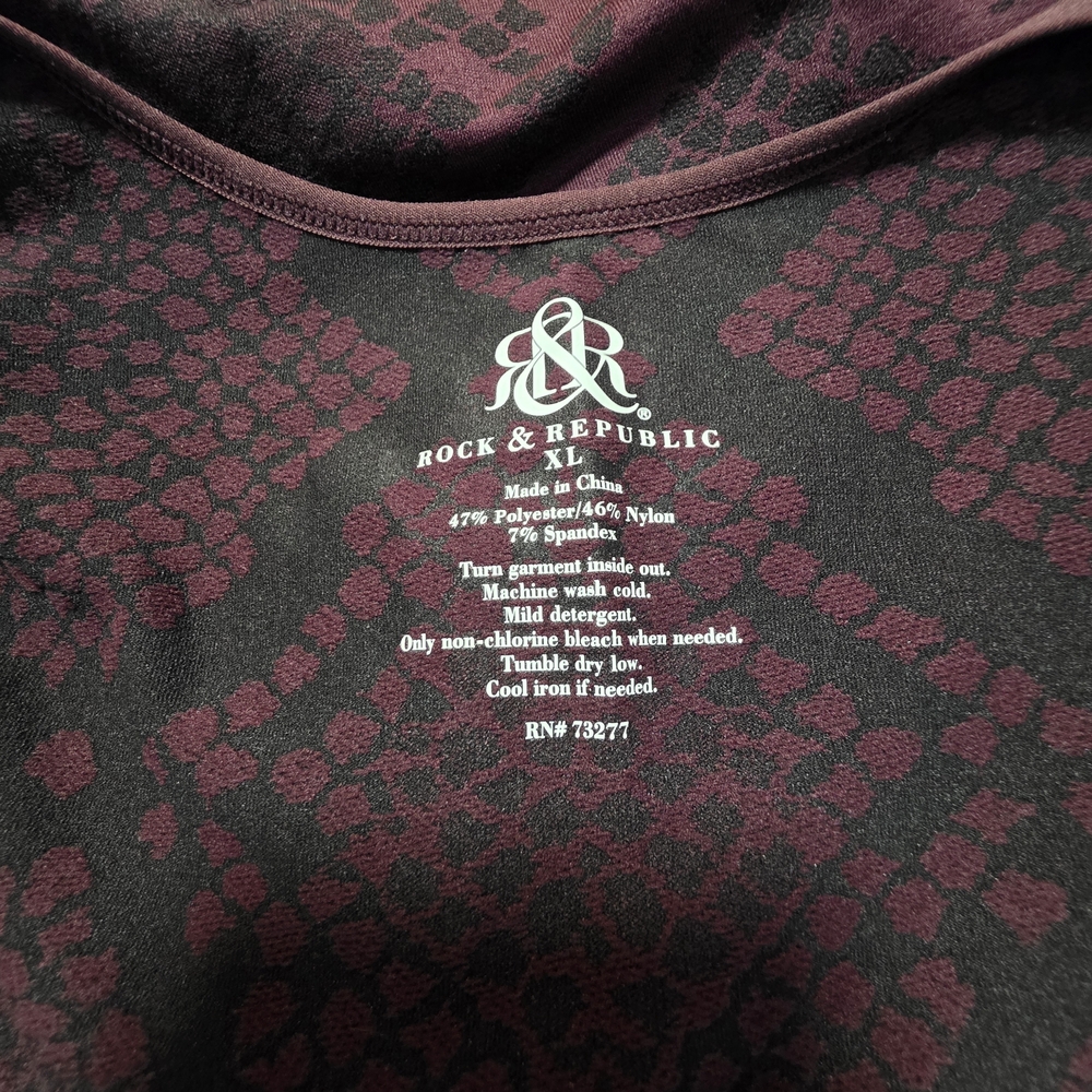 Rock & Republic Deep Burgundy Tank Top - Picture 5 of 8